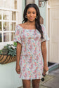 Garden Picnics Smocked Floral Multi Dress