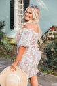 Garden Picnics Smocked Floral Multi Dress