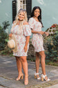 Garden Picnics Smocked Floral Multi Dress