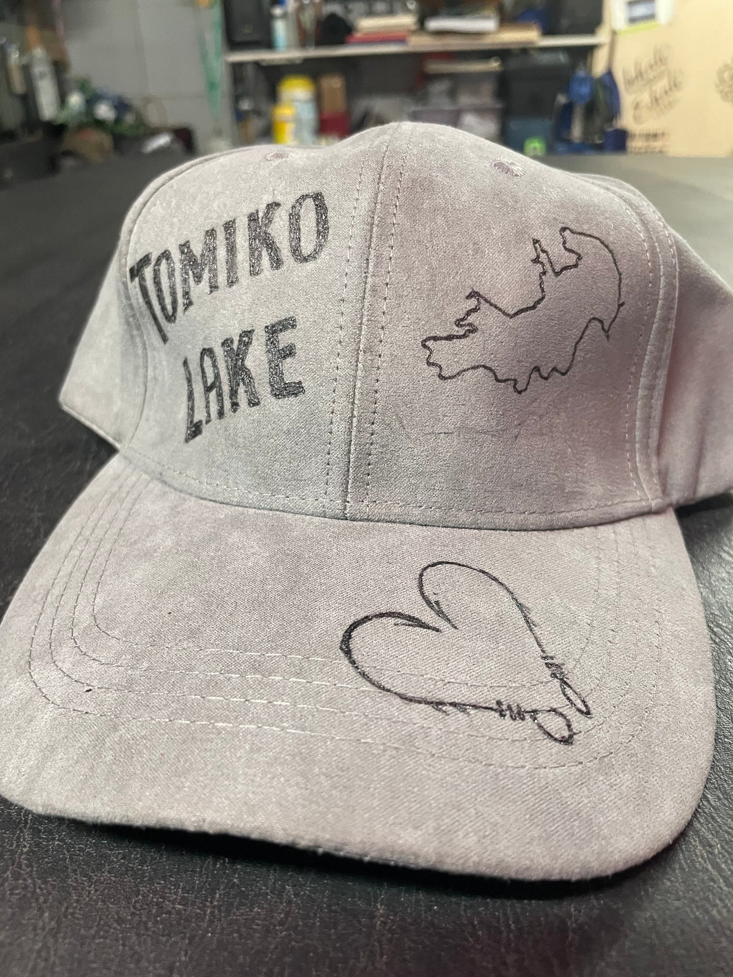 Personalized Hand-Burned Baseball Hat