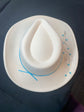 Personalized Hand-Burned Wide Brim Hat