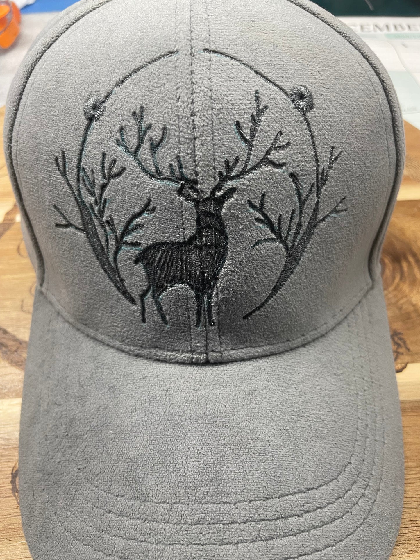 Personalized Hand-Burned Baseball Hat