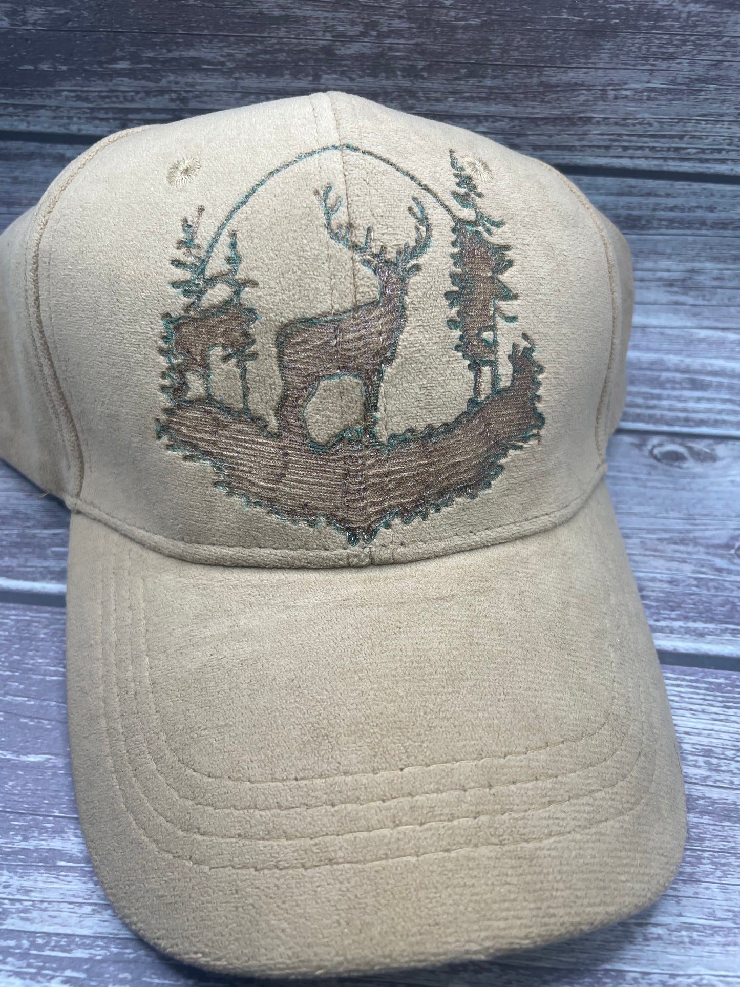 Personalized Hand-Burned Baseball Hat