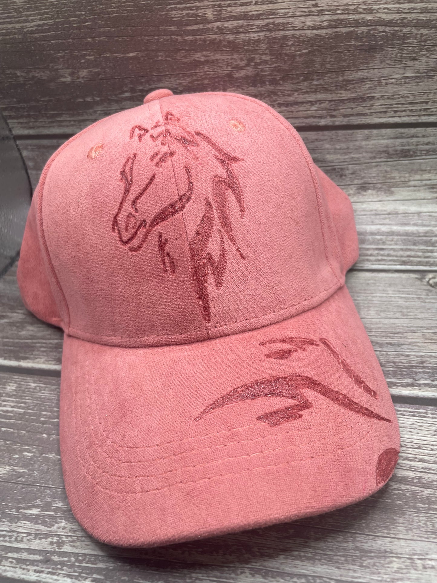 Personalized Hand-Burned Baseball Hat