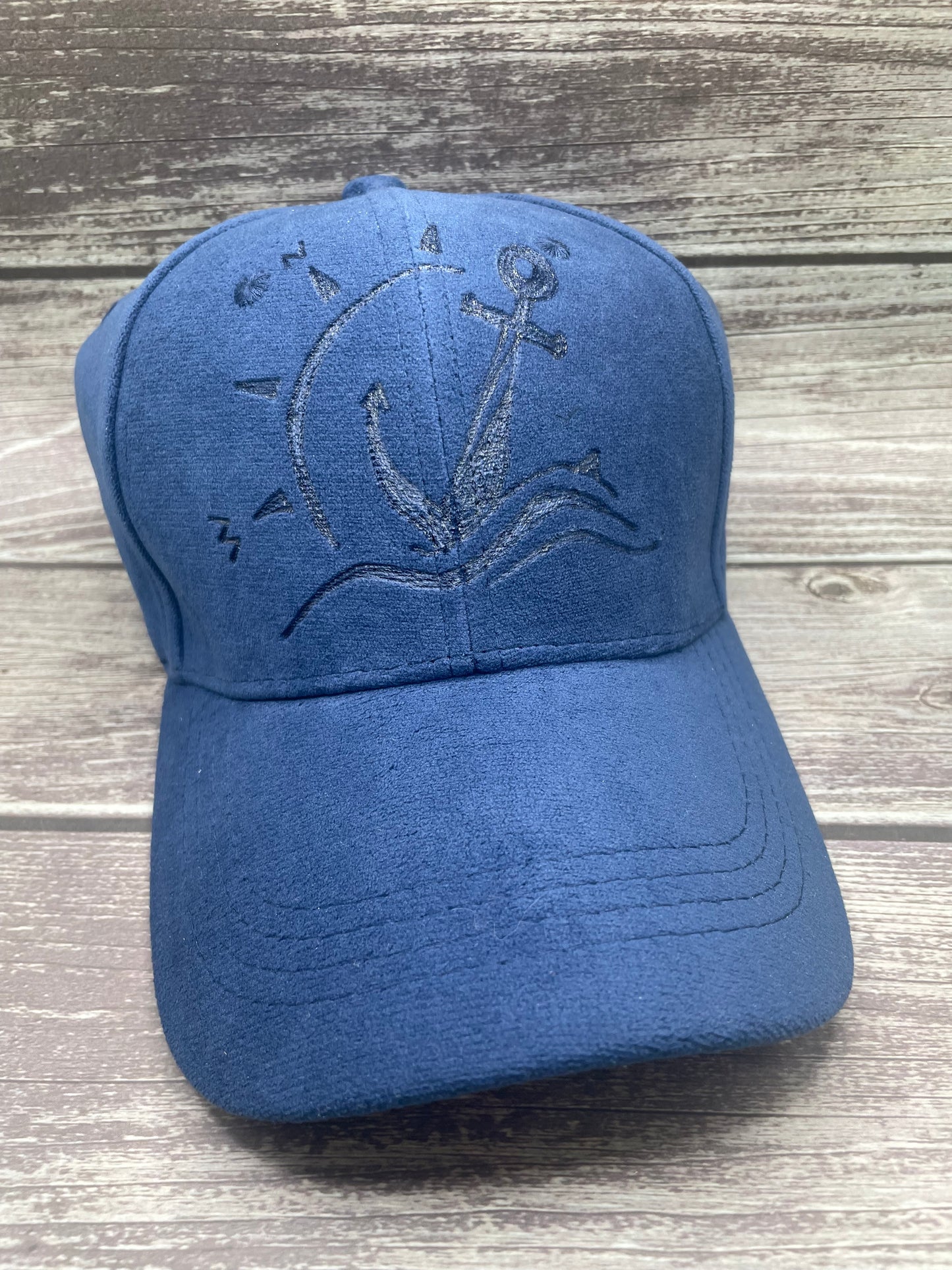 Personalized Hand-Burned Baseball Hat