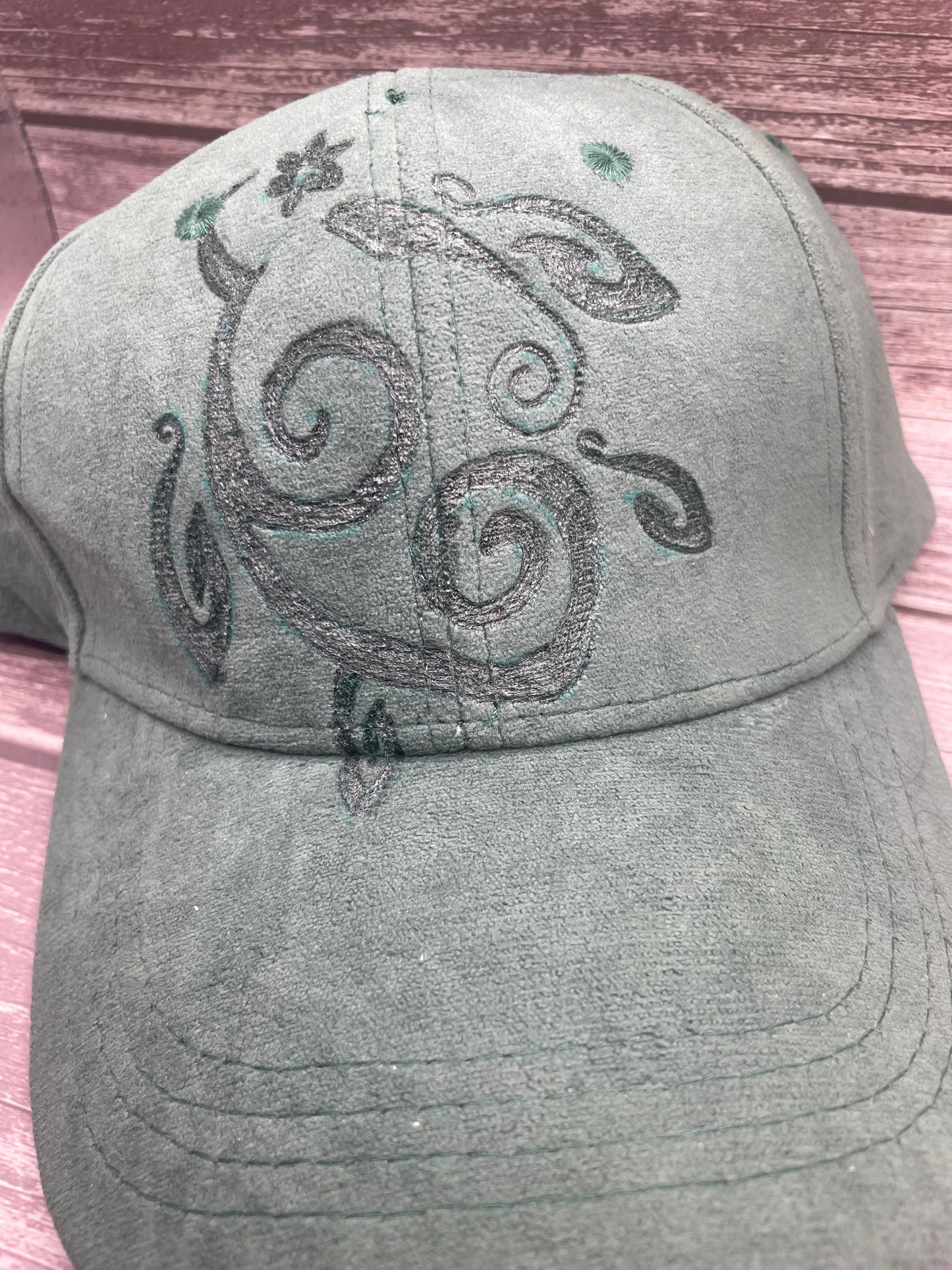 Personalized Hand-Burned Baseball Hat